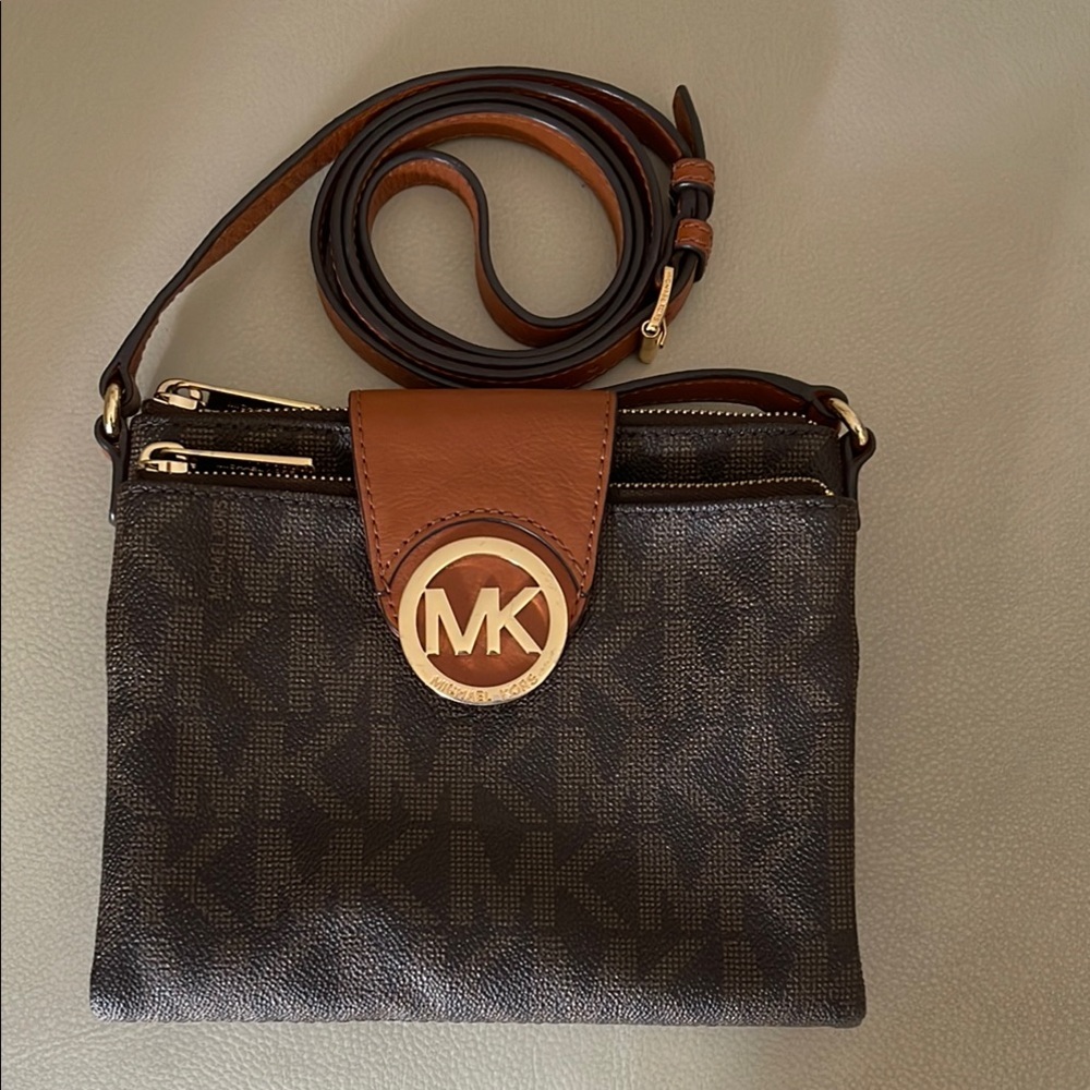 Michael Kors Brown Crossbody Bag Fulton